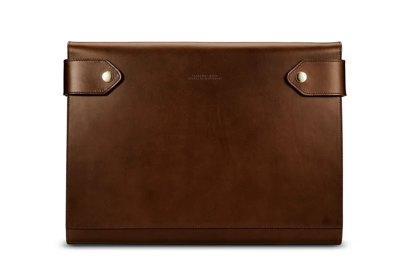Large Folio - Brown Leather