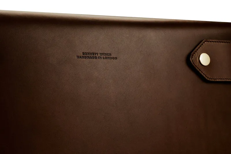 Large Folio - Brown Leather