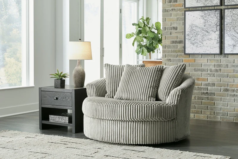 Oversized Swivel Accent Chair