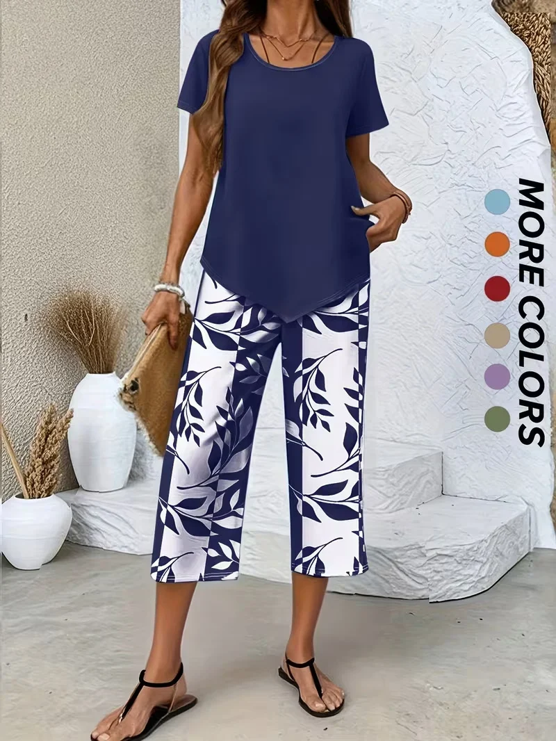 Ensemble Chic "Estival" – Pantalon Large et Haut