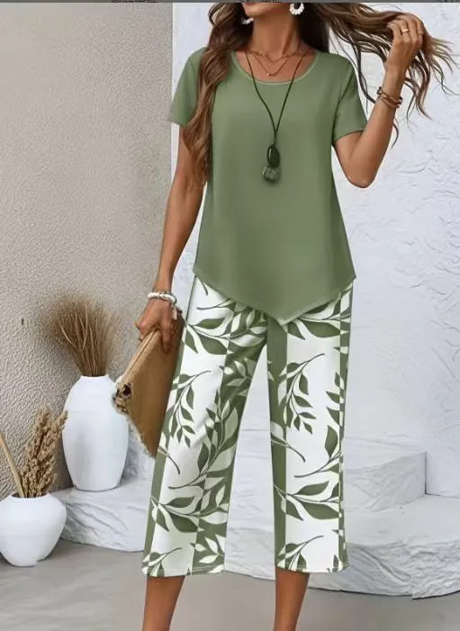 Ensemble Chic "Estival" – Pantalon Large et Haut