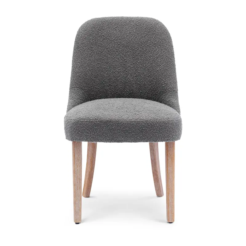 Water and Stain Resistant Boucle Polyester Side Chair