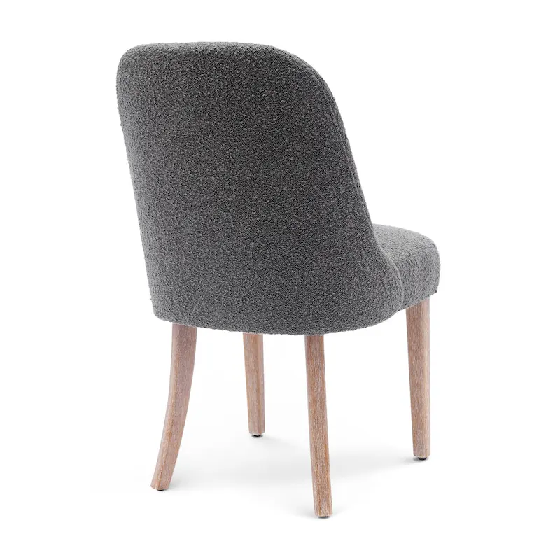 Water and Stain Resistant Boucle Polyester Side Chair