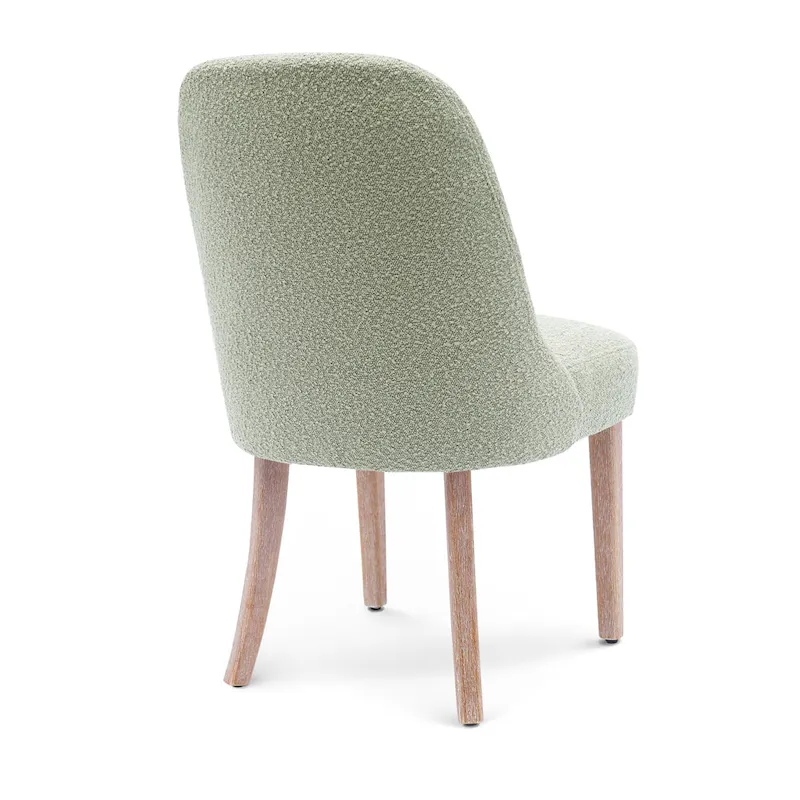 Water and Stain Resistant Boucle Polyester Side Chair