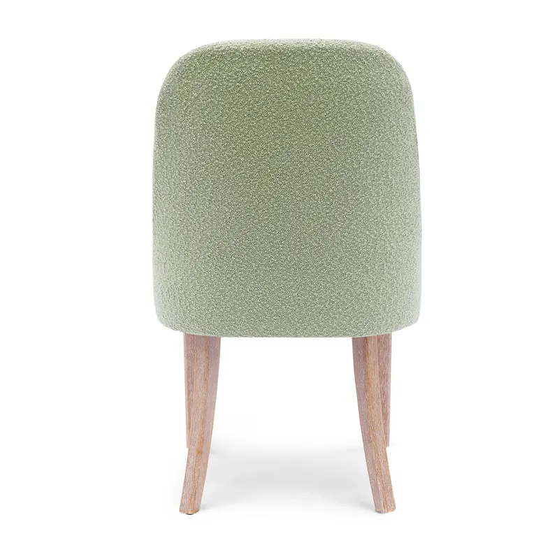Water and Stain Resistant Boucle Polyester Side Chair