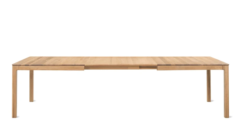 Bridge Extendable Dining Table, Seats 6-12, Oak