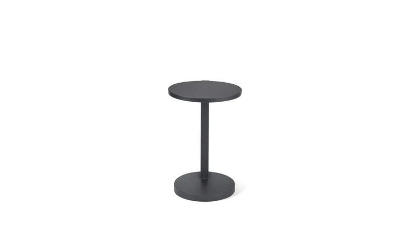 By Your Side Outdoor Table, Black Metal