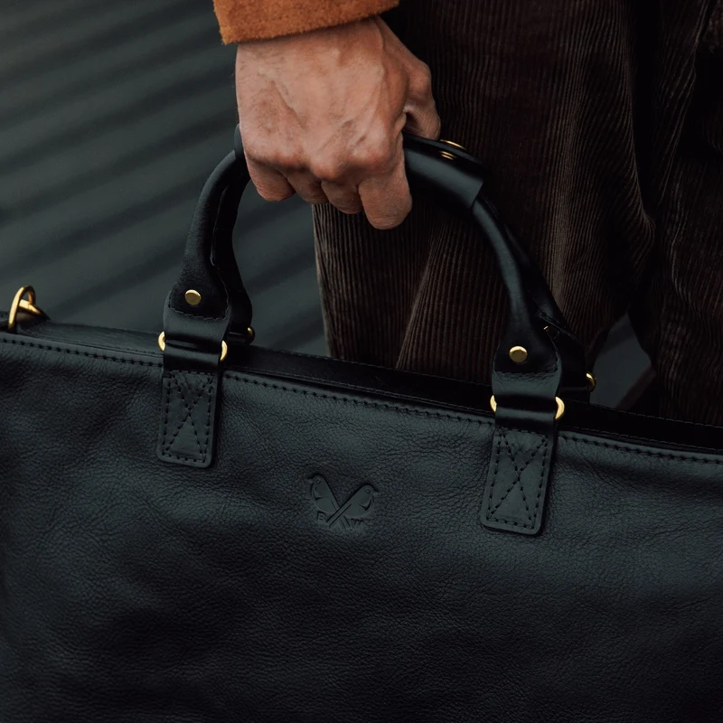 Leather Trifold - Black