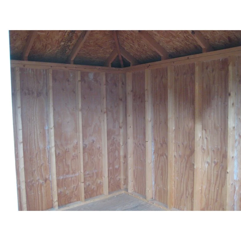 Colonial 10 ft. W x 10 ft. D Wooden Storage Shed