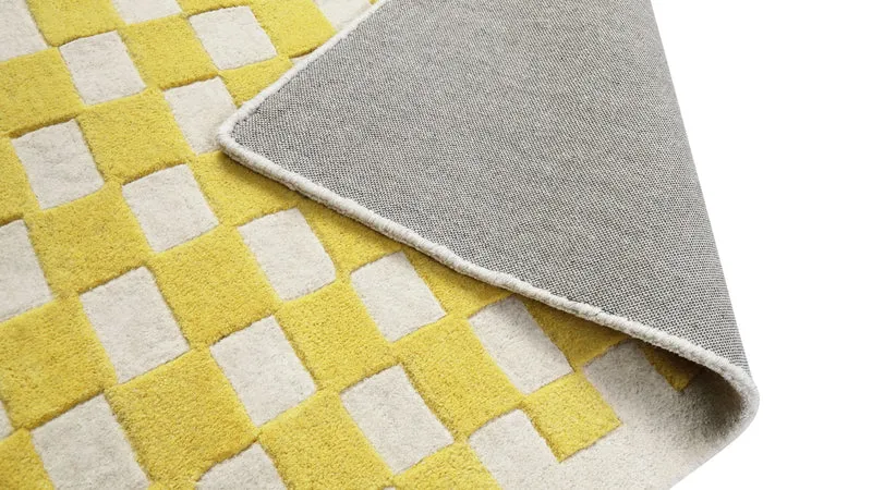 Checkers Rug x Scott Sueme, 5x7, Sunshine