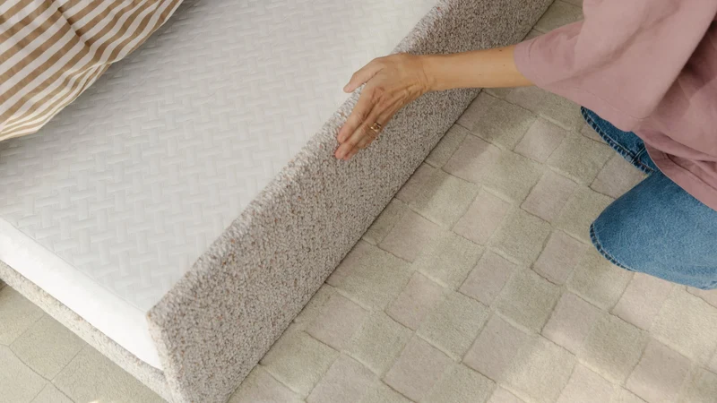Checkers Rug x Scott Sueme, 8x10, Aloe