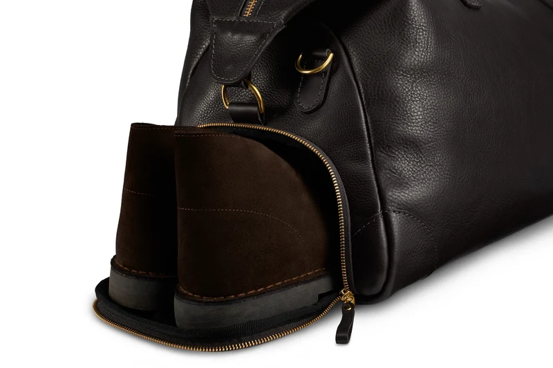 Leather Weekender - Black