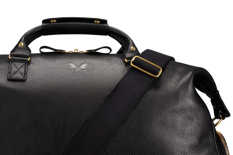 Leather Weekender - Black
