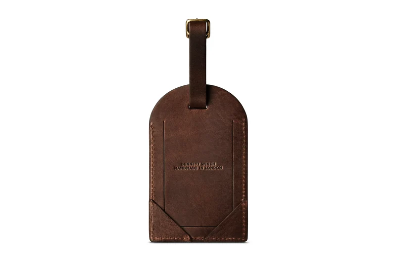 Luggage Tag - Dark Brown