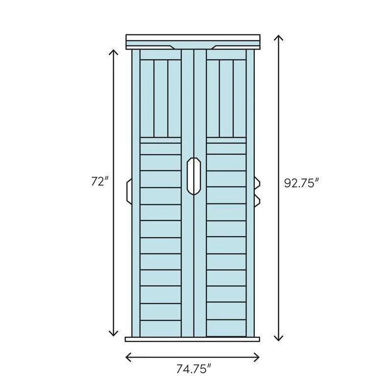 6 ft. 3 in. W x 5 ft. 6 in. D Resin Storage Shed