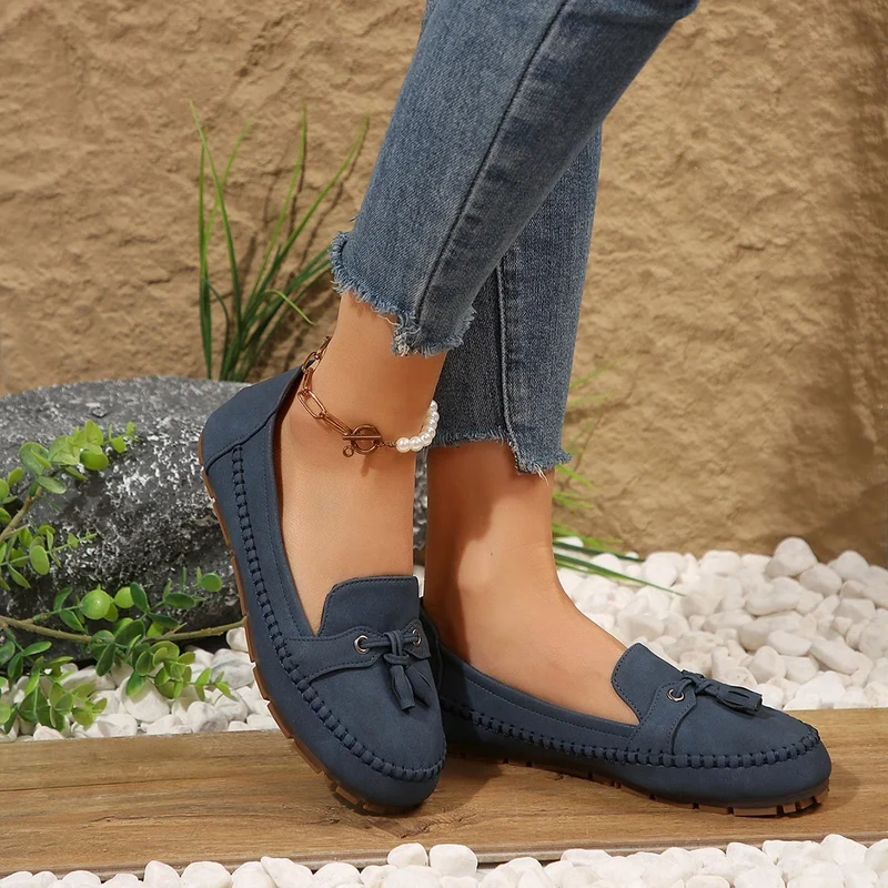 Mocassins Confort "Classique" – Design Bout Rond et Finition Souple