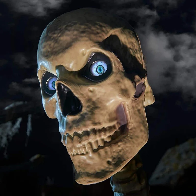 Giant-Sized Skeleton with LifeEyes LCD Eyes