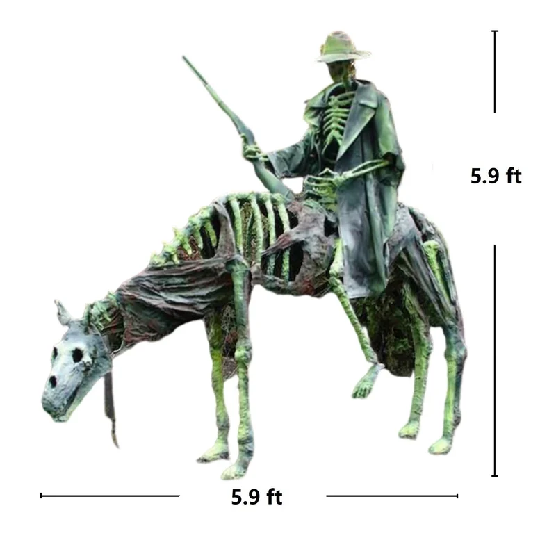 Ghost Rider-Skeleton Cowboy & Skeleton Horse