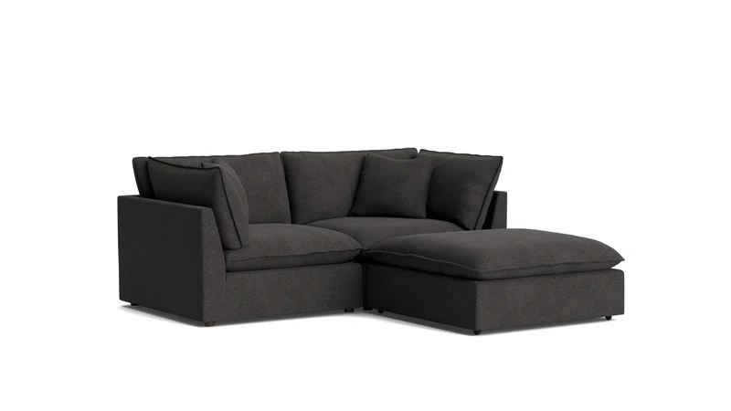 Chill Time 3-Piece Modular Sectional, Dark Shadow
