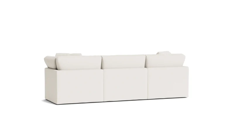 Get Together™ 3-Piece Modular Sofa, Standard, Cream Linen