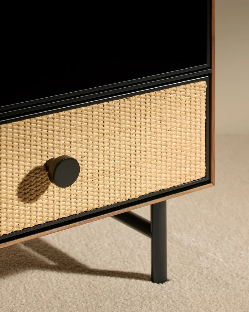 Essence Bedside Table - Walnut