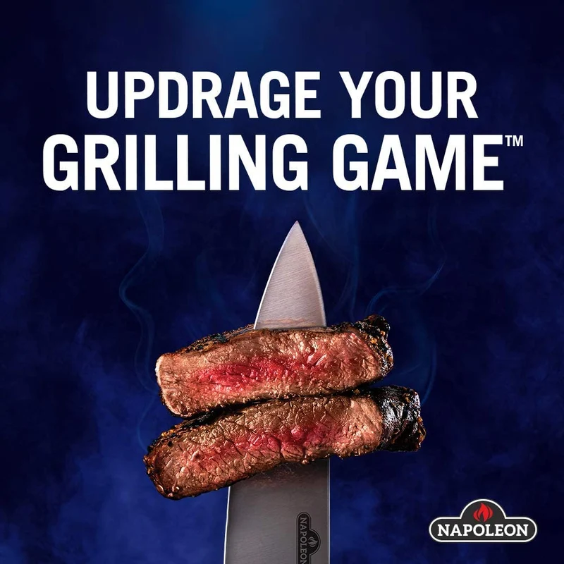 Napoleon P500RSIBPSS-3 Prestige 500 RSIB Propane Gas Grill, sq. in + Infrared Side and Rear Burner, Stainless Steel