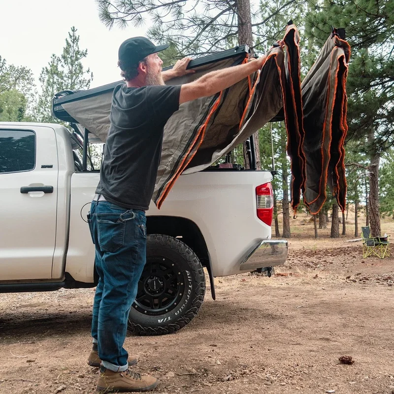 270 Degree Awning, XL, Driver Side, C-Channel Aluminum, Olive