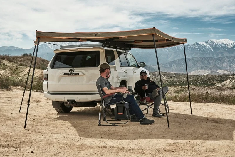 270 Degree Awning, Compact, Driver Side, C-Channel Aluminum, Olive