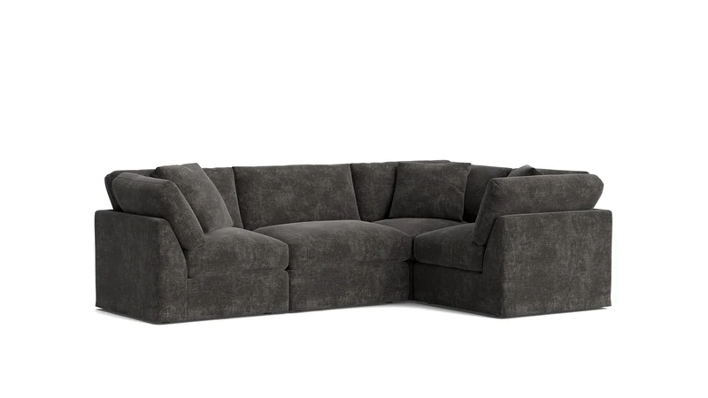 Get Together™ 4-Piece Modular Sectional Closed, Standard, Truffle