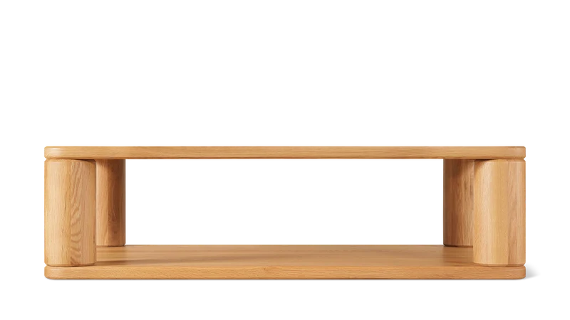 Double Feature Coffee Table, Regular, Oak