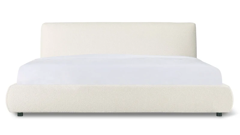 Dream Bed, Queen, Cream Boucle