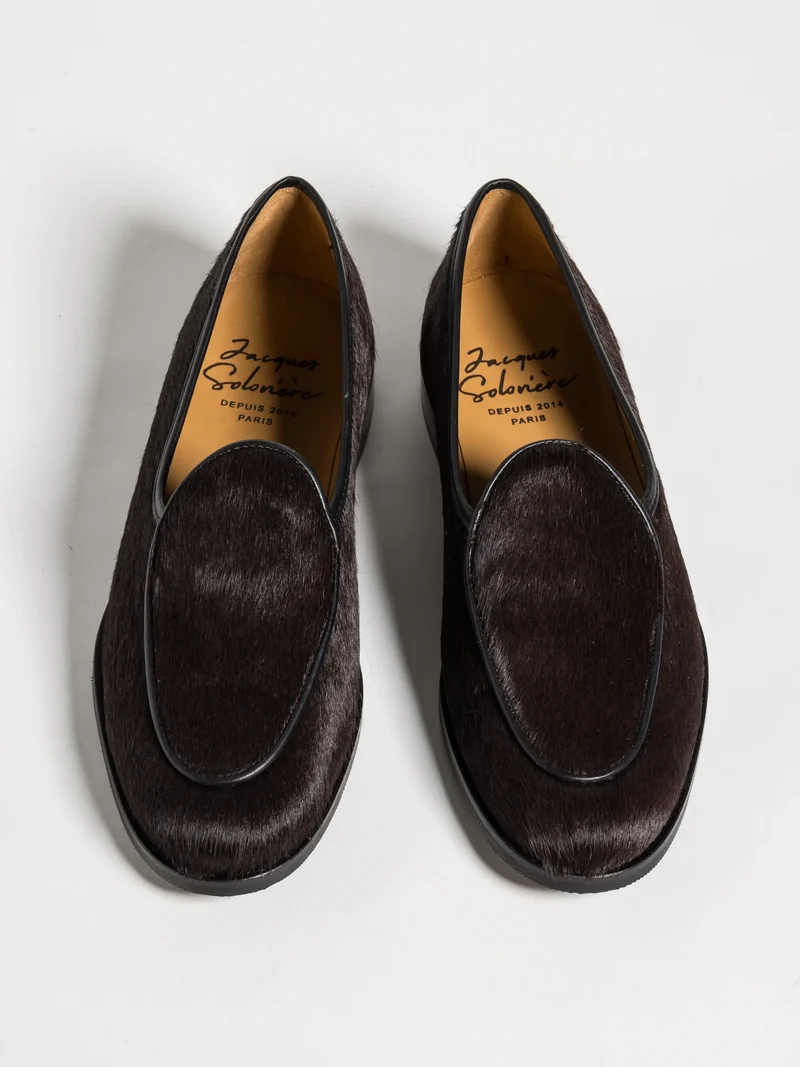 JACQUES NEW HAIRY CALF DARK BROWN