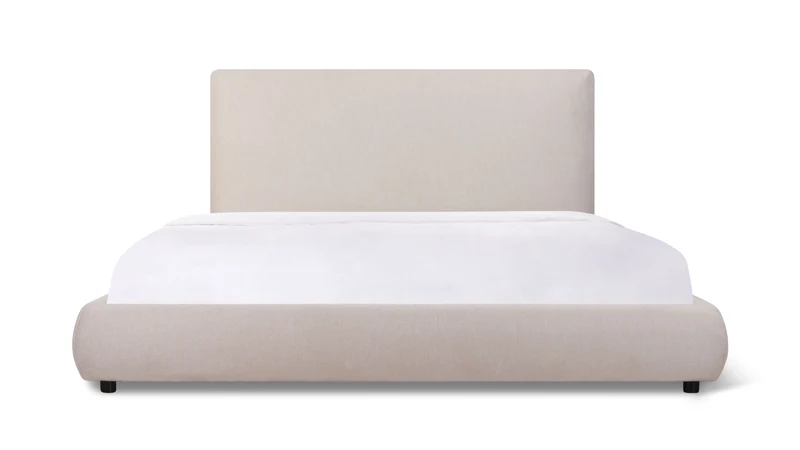 Dream Storage Bed With Tall Headboard, King, Latte