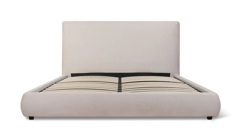 Dream Storage Bed With Tall Headboard, Queen, Latte