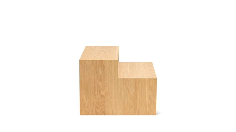 Align Coffee Table, Tiered, Oak