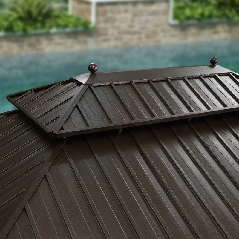 16 Ft. W x 12 FT. D Aluminum Patio Gazebo