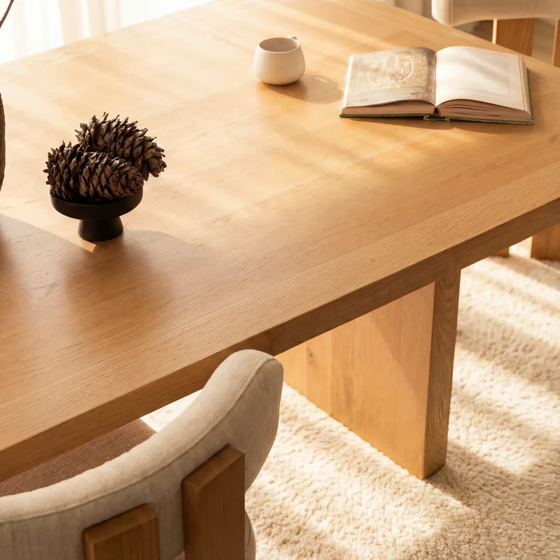 Ovelo Dining Table All-oak construction