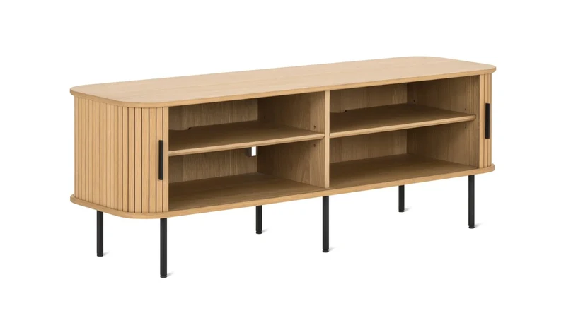 Easy Edge Media Unit, White Oak