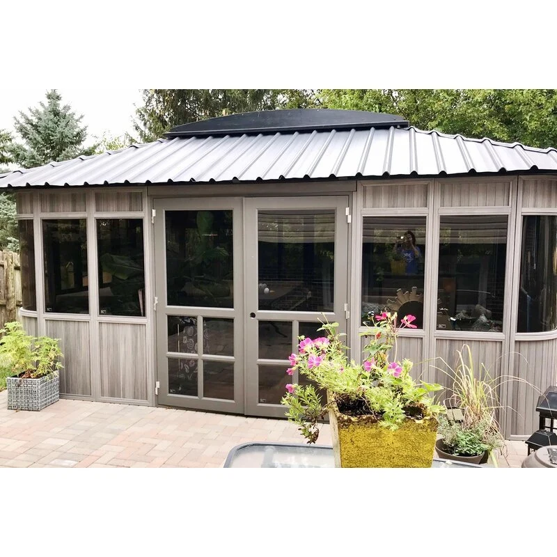Colorado 17.5 Ft. W x 11.5 Ft. D Composite PVC Patio Gazebo Gazebo