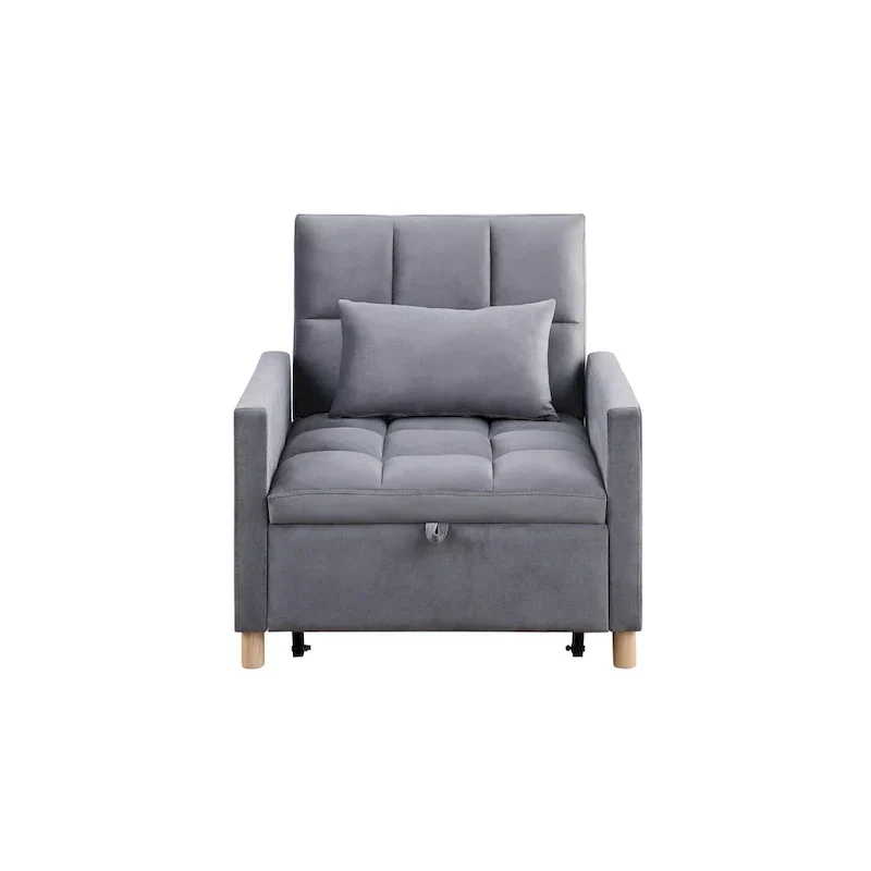 Versatile Sleeper Chair with Removable Pillow