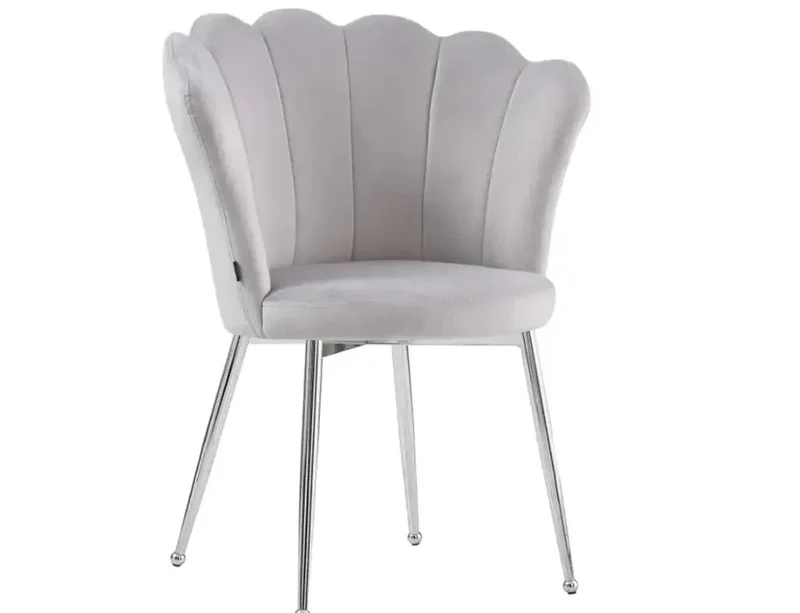 Lots de 2 chaises NYMPHEA pied argent