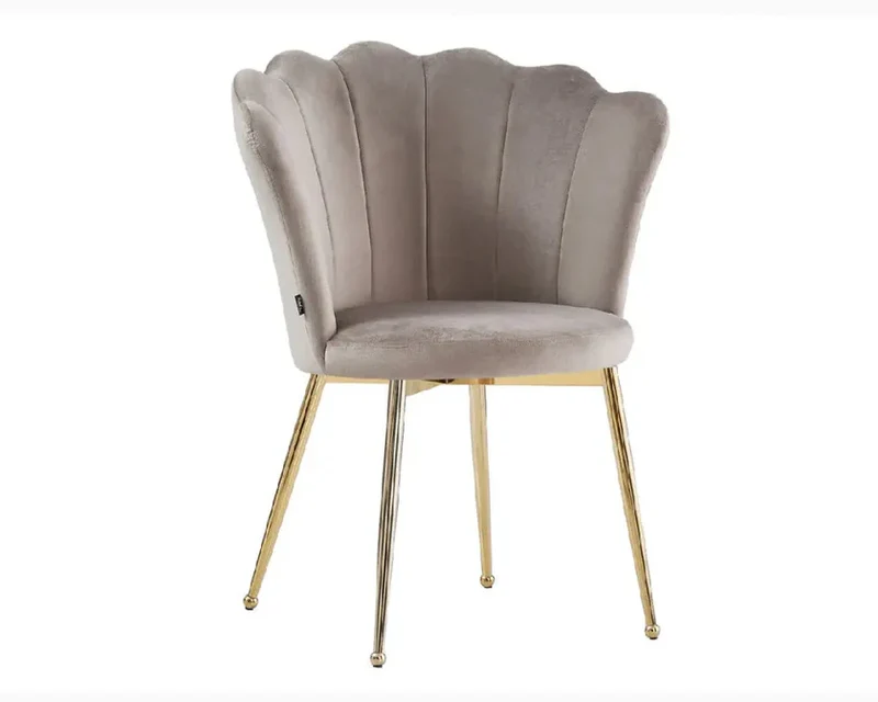Lots 2 chaises NYMPHEA pied or