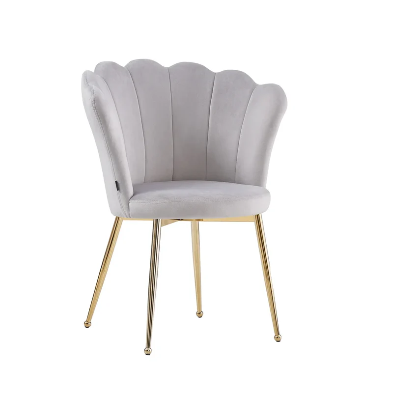 Lots 2 chaises NYMPHEA pied or