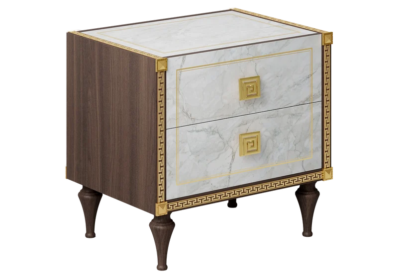 Chambre complète italienne armoire miroir - Romantica