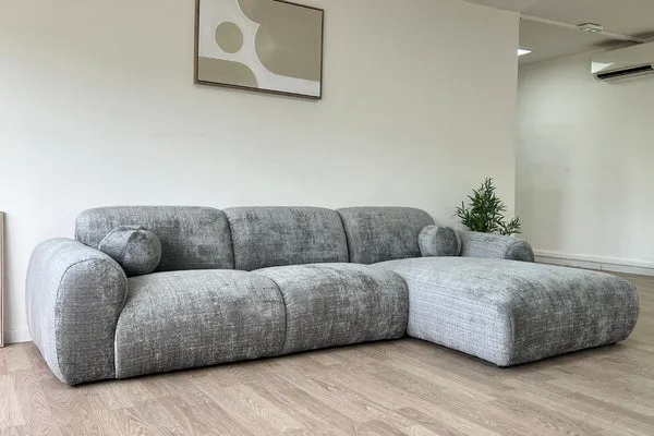 Canapé Cloud Tissu Marbella Gris Anthracite