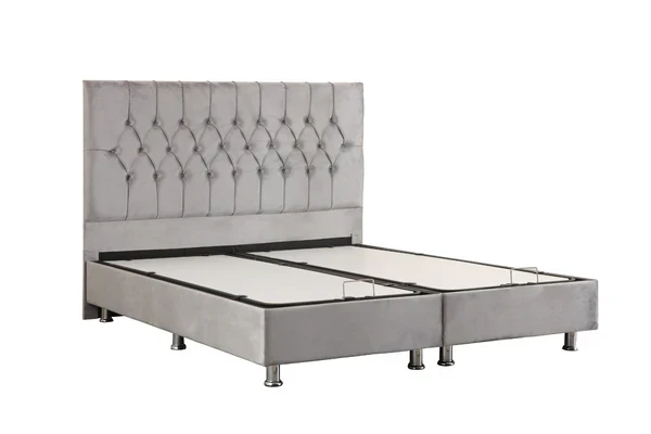 Lit coffre Hugo gris