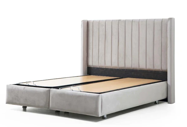Lit coffre TOKYO Gris