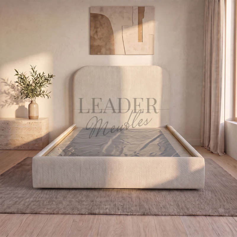 Cadre de lit Alba + Sommier tapissier inclus | Leader Meubles