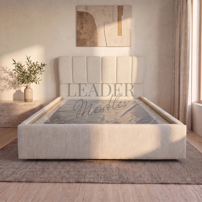 Cadre de lit Julia + Sommier tapissier inclus | Leader Meubles