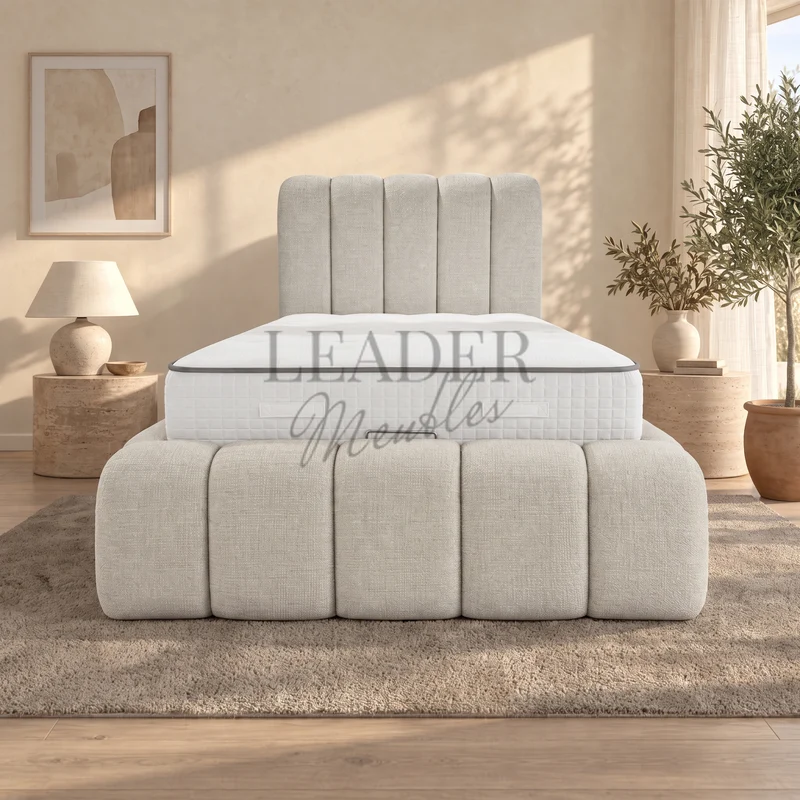 Lit coffre Bubble Dallas 90x190 | Leader Meubles